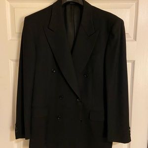 Canali Milano Peacoat Jacket Sports Coat Blazer. Black. 42R.